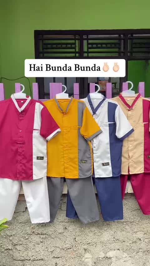 Setelan Koko Little Hero Anak Usia 3-12 Tahun Pakaian Muslim Anak Laki-Laki