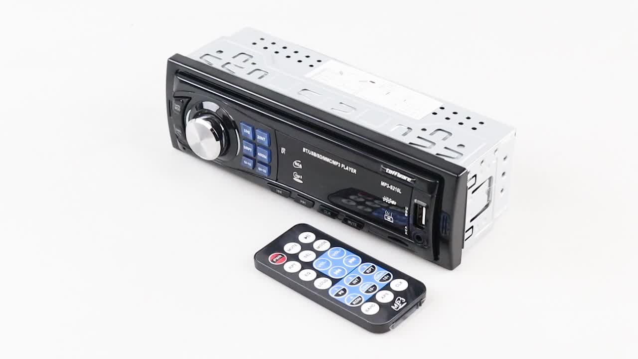 Tip Mobil Layar Sentuh? Taffware Tape Audio Mobil MP3 Player Bluetooth Wireless ISO Plug - MP3-S210L Audio Bluetooth 12v Support USB and SD Card Bluetooth Support 5.0 Car Kabel Remot