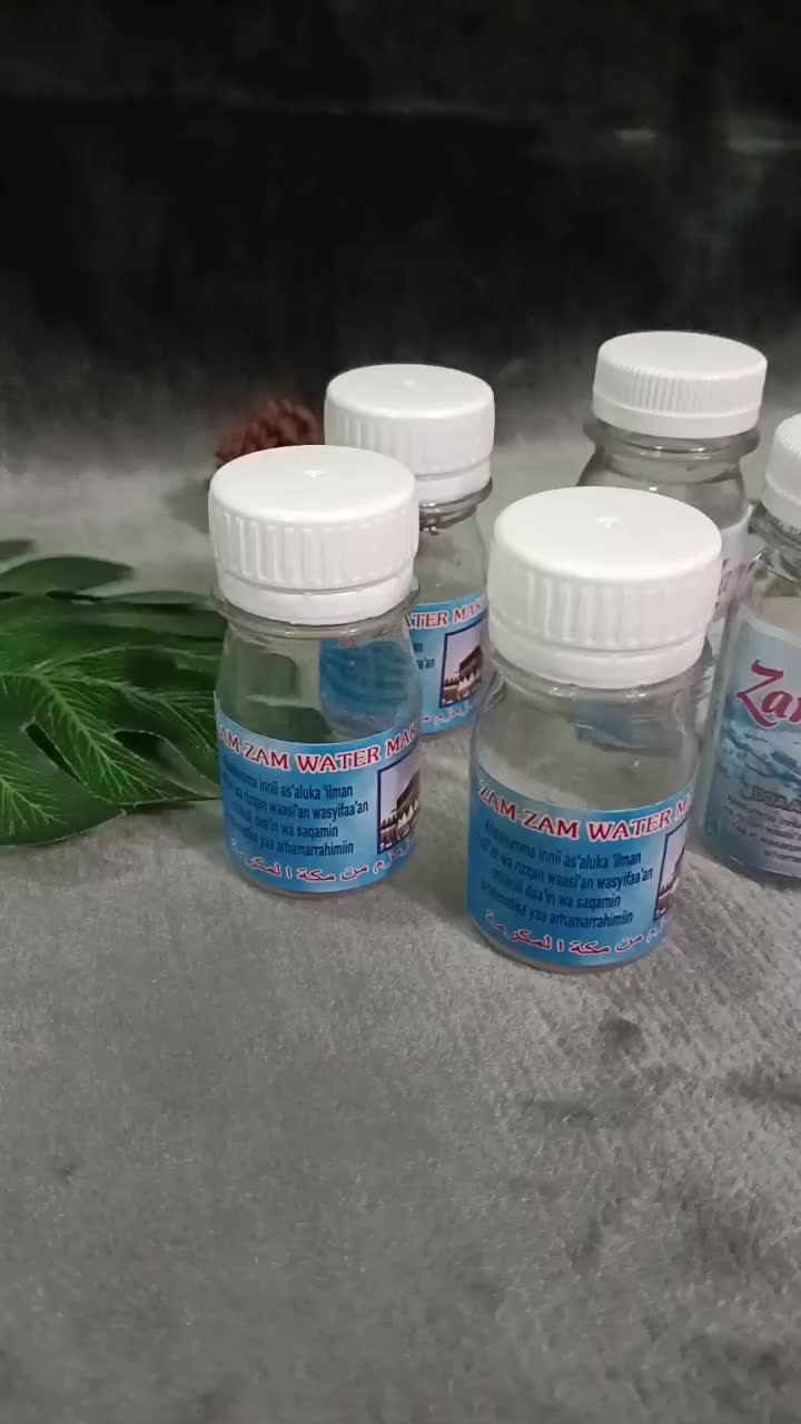 Botol Air Zam-zam 30ml Kosongan Botol Zam-zam 50ml Botol Kosong Air Zam-zam 30ml dan 50ml Bersih & Higienis 1 PACK Isi 20 Pcs