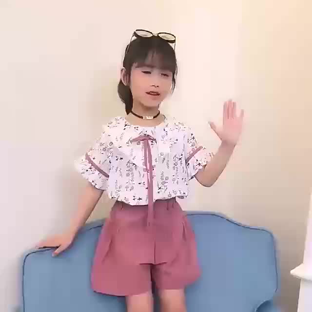 baju setelan anak perempuan bahan:katun /pakaian anak cewek motif bunga 2-13th