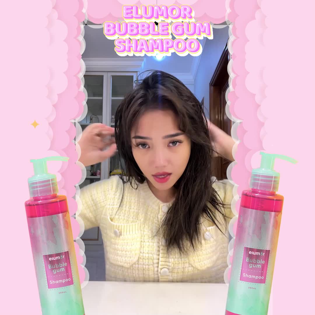 [TERMURAH] Spesial Live Aurel | Elumor Shampoo Non SLS 200ml Bubblegum