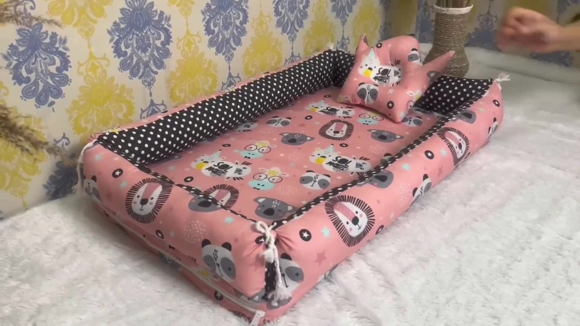 Kasur Bayi kelambu Free Bedcover+ Tas & Gendongan | kasur bayi 1 set lengkap | Kasur bayi empuk | Gendongan bayi | Tas bayi |  perlengkapan tidur bayi Bantal Guling