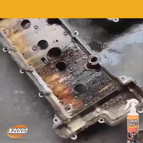 Cleaning spray X2000, Pembersih karat X2000 serbaguna,  Menghilangkan karat, minyak kotor, lumpur, noda jamur di jok kulit gagang