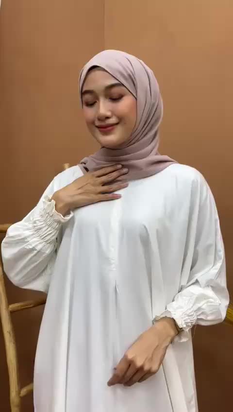 KAFTAN MANDALIKA POLOS RAYON SUPER JUMBO LD 160 BUSUI FRIENDLY hitam muslim