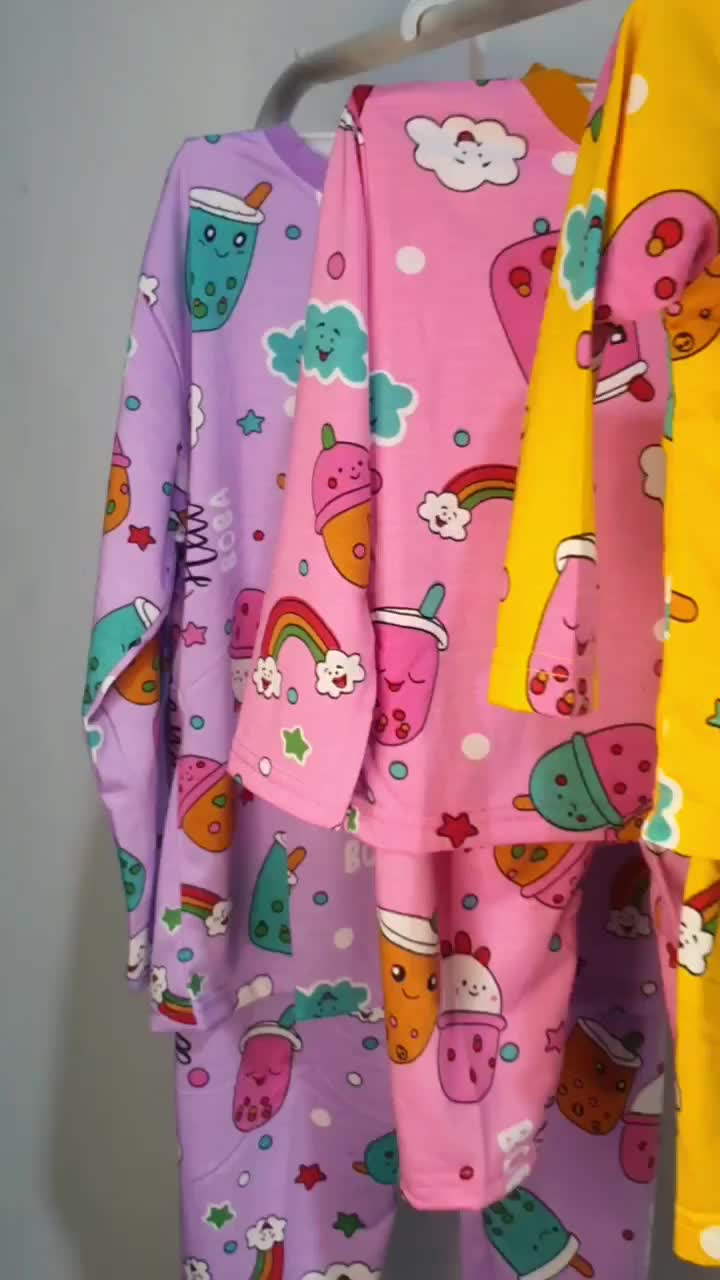 Kiminori LONA.PP Setelan Baju Anak Lengan Panjang Celana