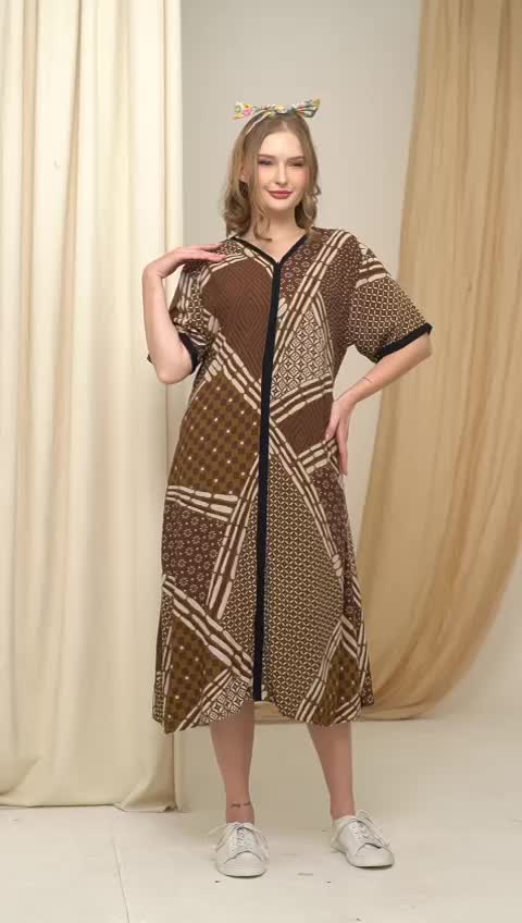 [Djuragan Daster] Daster KOTAK LIST SOGAN premium quality by alesha batik Busui Cantik Harian daster  branded mama muda daster daster remaja