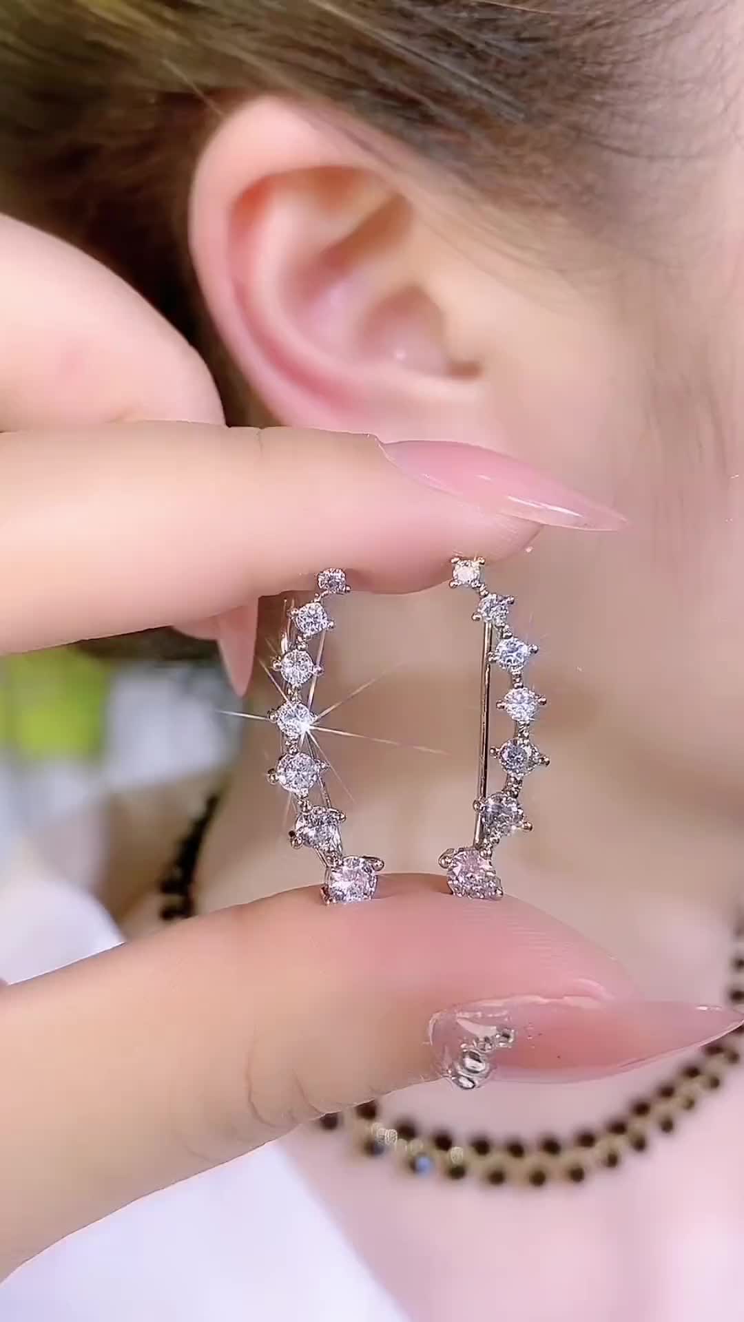 (Bebas beli 2 dapat bonus) A117 Anting tusuk permata kecil simple titanium original Korea