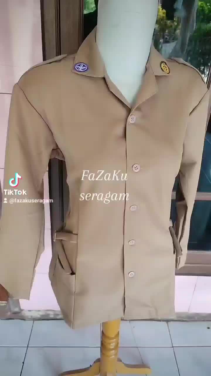 AmeL Uniform Baju Pramuka Penegak Putri Lengan Panjang Baju