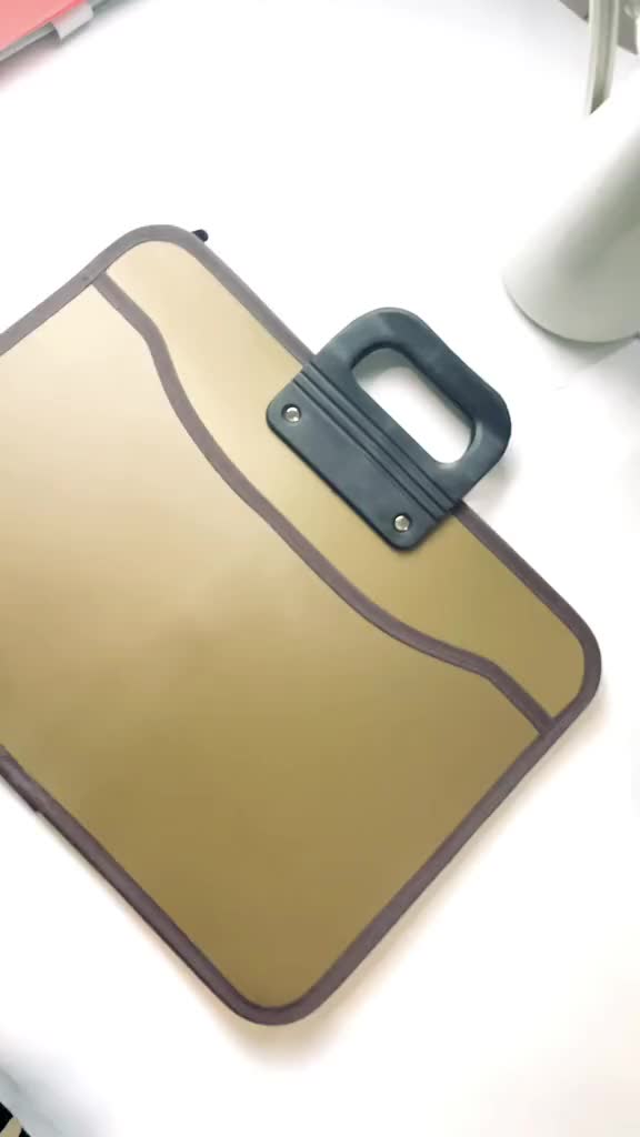 Topla Tas Dokumen Penting Folder  Document Bag 5090 Tas Dokumen Berkas Kantor 15.6 INCH Organizer Alat Silver Stationery