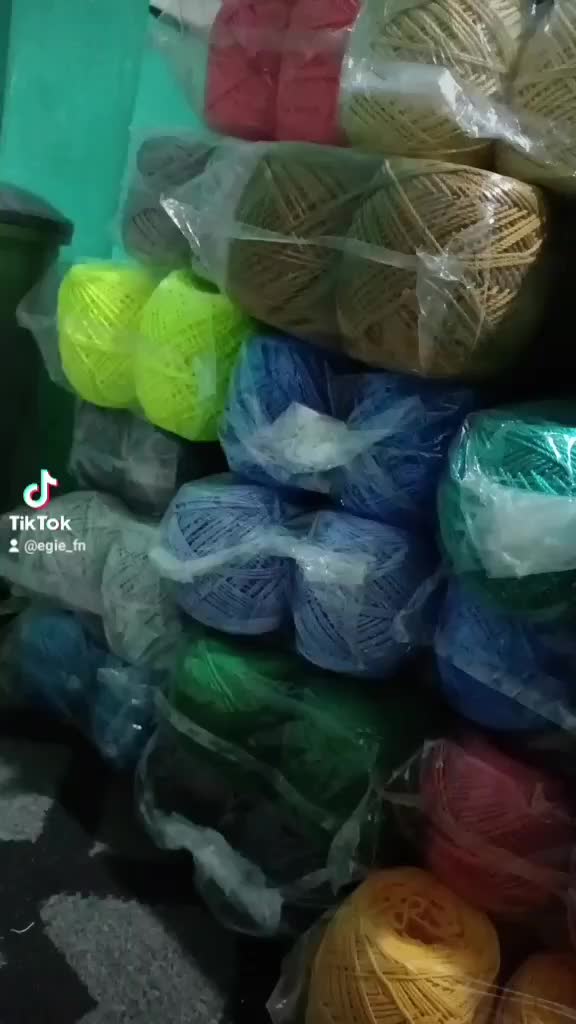 Benang Rajut Polyester | Poly Kilap | Poliester | Poly Dop Tenunan Menjahit Asli | Benang Rajut | Rajut