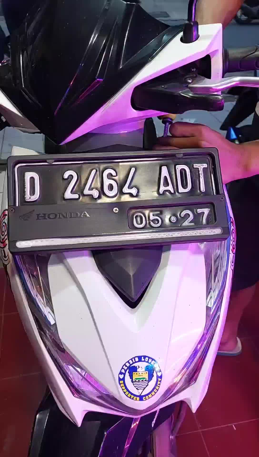 1 pasang lampu alis LED DRL FLEKSIBEL 12VOLT free devil eyes,saklar dan kabel 1 meter