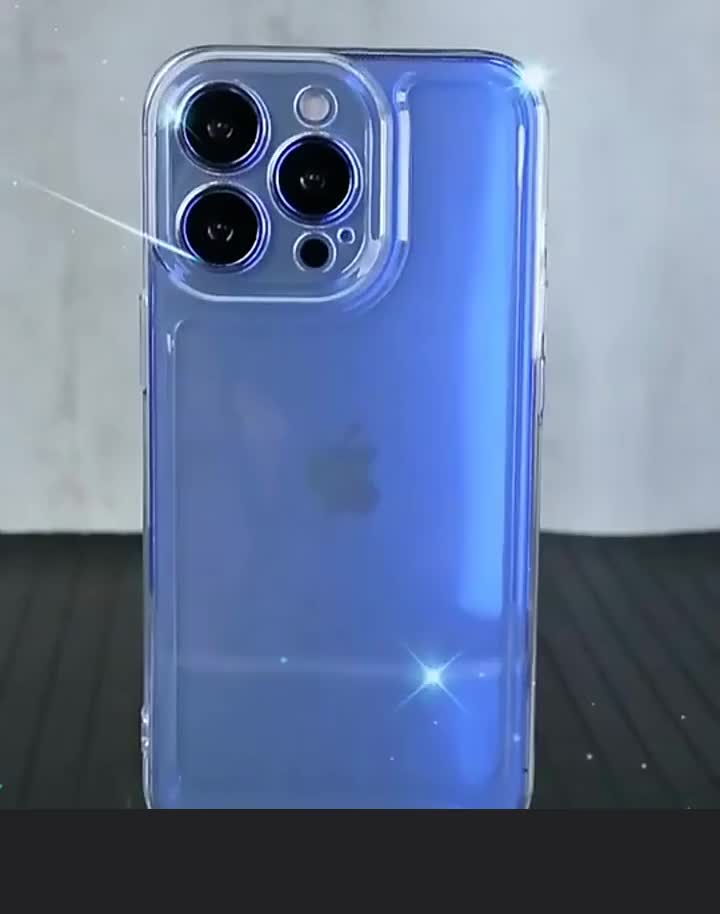Space Armor Clear Soft Case TPU iPh*ne 11 12 13 14 15 16 PRO MAX X XR XS 7 8 Plus SE 2 3 Casing iP Silikon Bening Transparan Tebal Protection Softcase