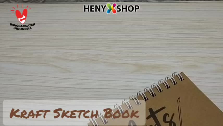 The Arts Sketchbook Coklat Kraft Hard Cover Sketch Pad Buku Gambar Sketsa Vintage Esthetic