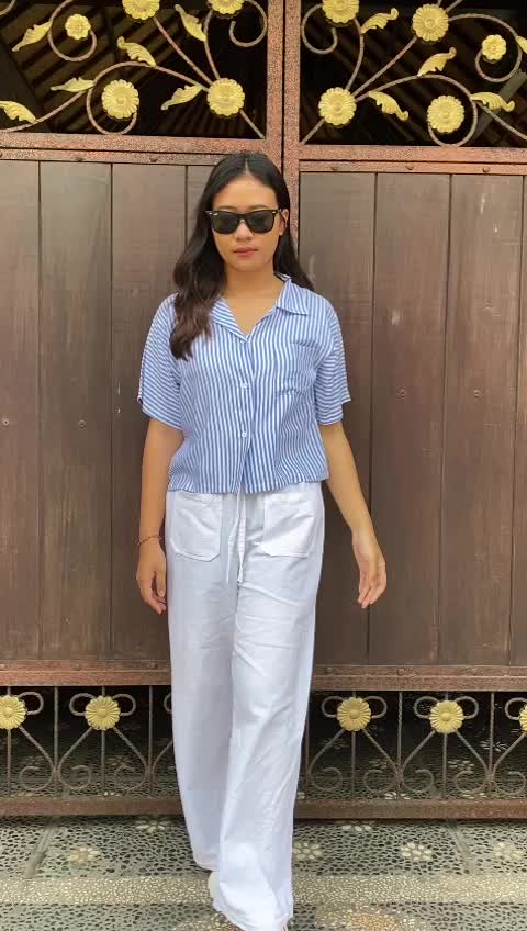 Kemeja Crop Rayon / Crop Top Rayon Kekinian / Baju Atasan Wanita kemeja crop baju wanita viral Fit Motif