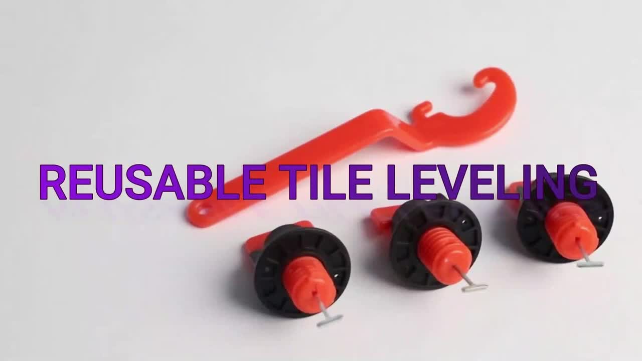 Alat Perata Pasang Keramik Granit 1 mm 1,5 mm Reusable Tile Leveling Putar bisa dipakai berulang