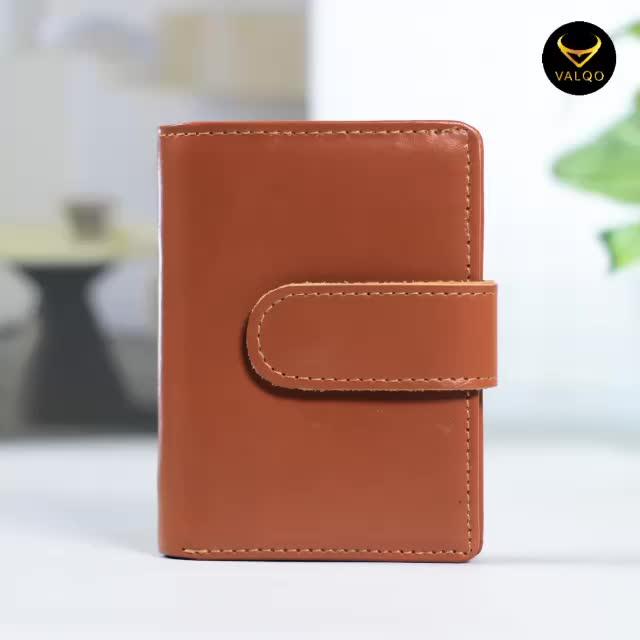 VALQO NEXA Dompet kartu Kulit sapi Wanita Pria Dompet Mini Dompet Kecil Dompet Pendek
