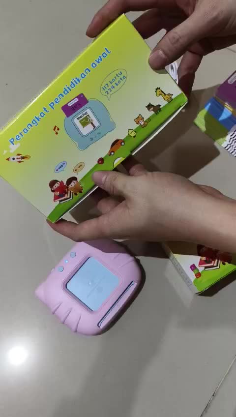 Mainan Edukasi Audio Flashcard / Card Early Education Device Dalam Bahasa Indonesia Inggris