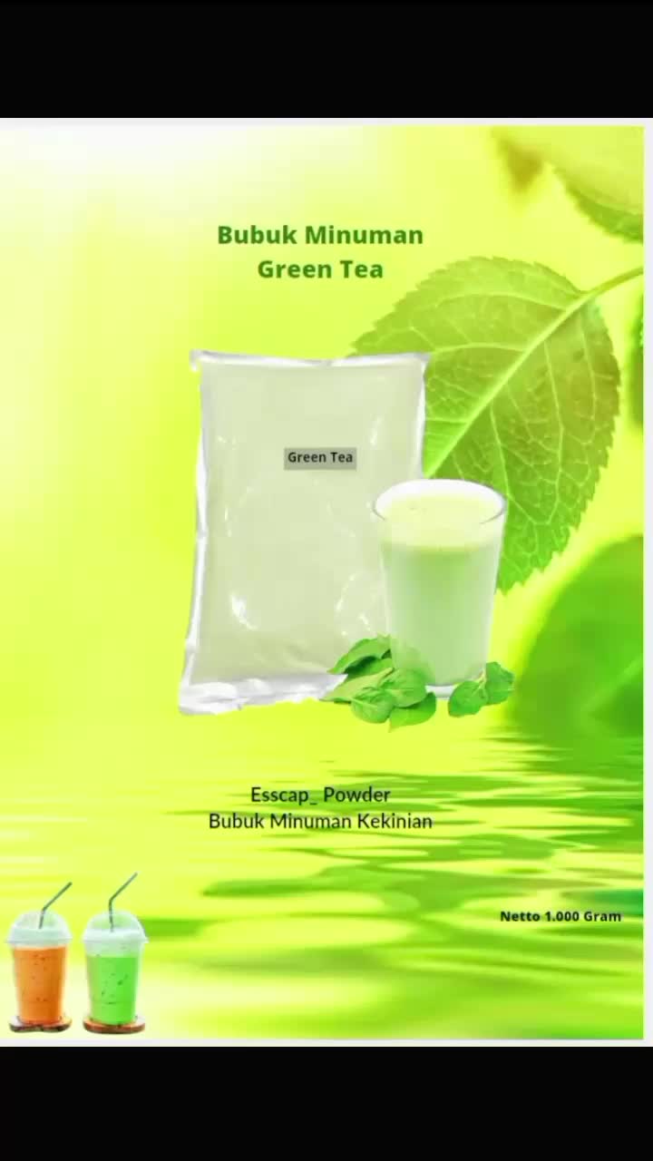 Esscap Powder Minuman Rasa 1kg - minuman  Pilihan Terbaik untuk Usaha Minuman Drink Green Matcha Lemon Serbuk Instan Greentea teh bubuk Gula