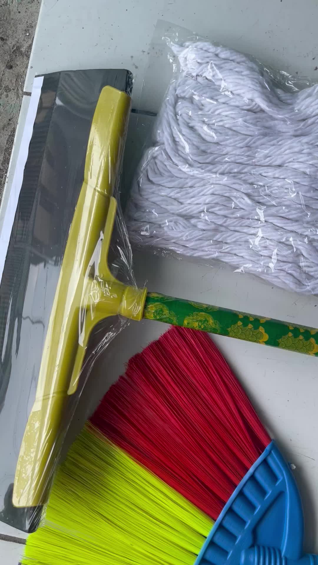 PAKET HEMAT ALAT KEBERSIHAN SAPU PEL WIPER GAGANG KAYU Lantai Plastik
