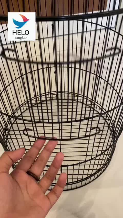 SANGKAR LOVEBIRD KAPSUL BESI IMPORT KANDANG LOVEBIRD SANGKAR BURUNG LOVE BIRD PARKIT KENARI SANGKARLOVEBIRD DIAMETER 33 CM
