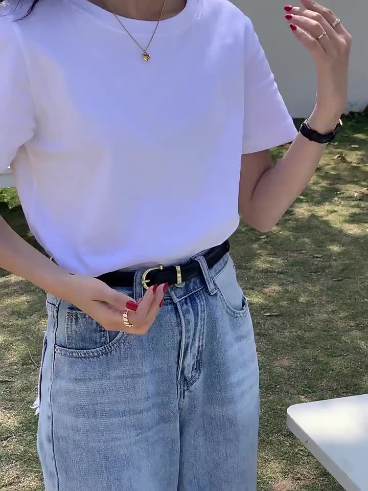 kaos t shirt wanita kaos polos wanita baju atasan wanita basic top baju kaos wanita  lengan pendek korean style atasan hitam atasan wanita murah putih kaos  kekinian kemeja lengan pendek soft kain sutera susu