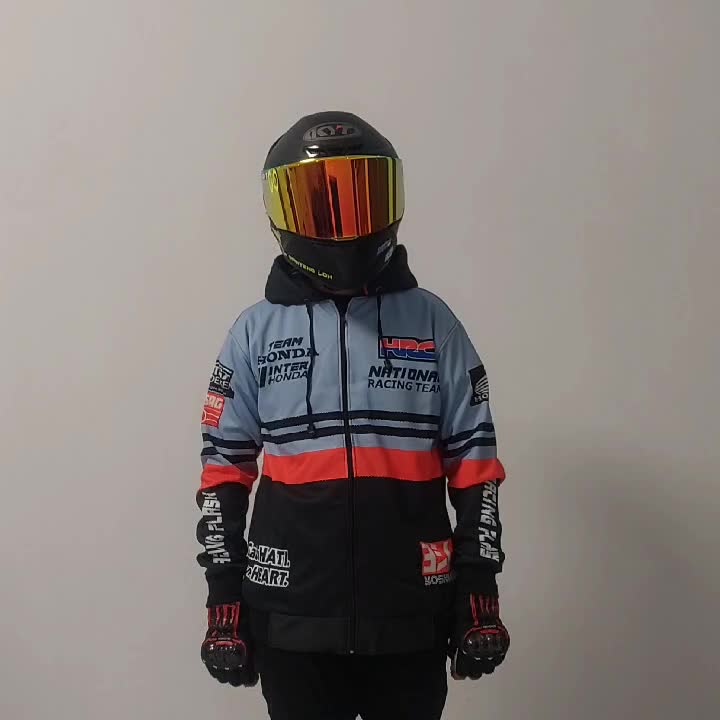 jaket racing flash/jaket racing Panjang Printing Tebal Motif Pria Sunmori