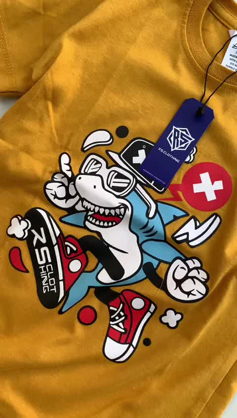 Baju Kaos Anak Distro Laki Laki Perempuan 4-14 Tahun Bahan Katun 30s