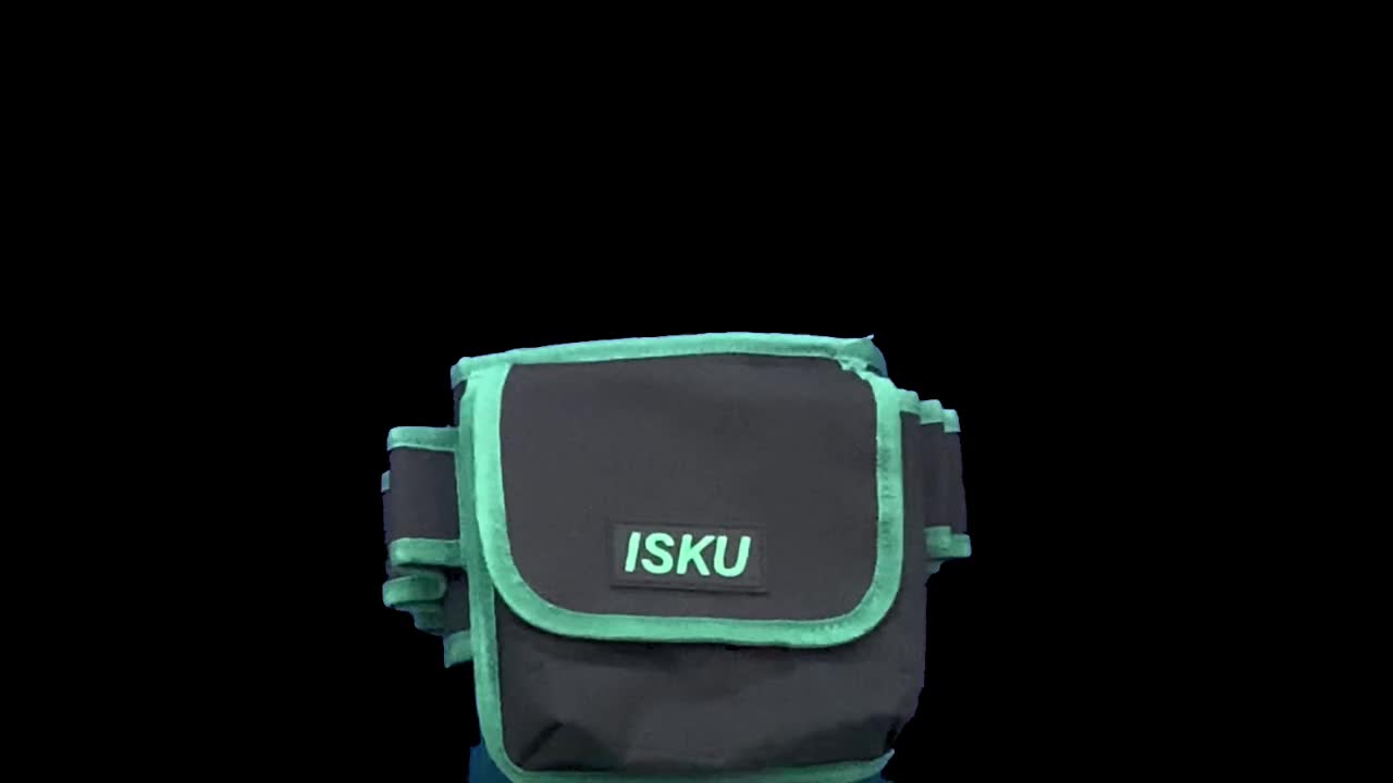 【ISKU】Tas Pinggang Perkakas 7 Slip Pockets Tas Menyimpan Alat Bengkel 1680d Oxford Cloth Alat Kunci Dan Bangunan Tas Obeng Tang Bor Kunci Baut Pintu