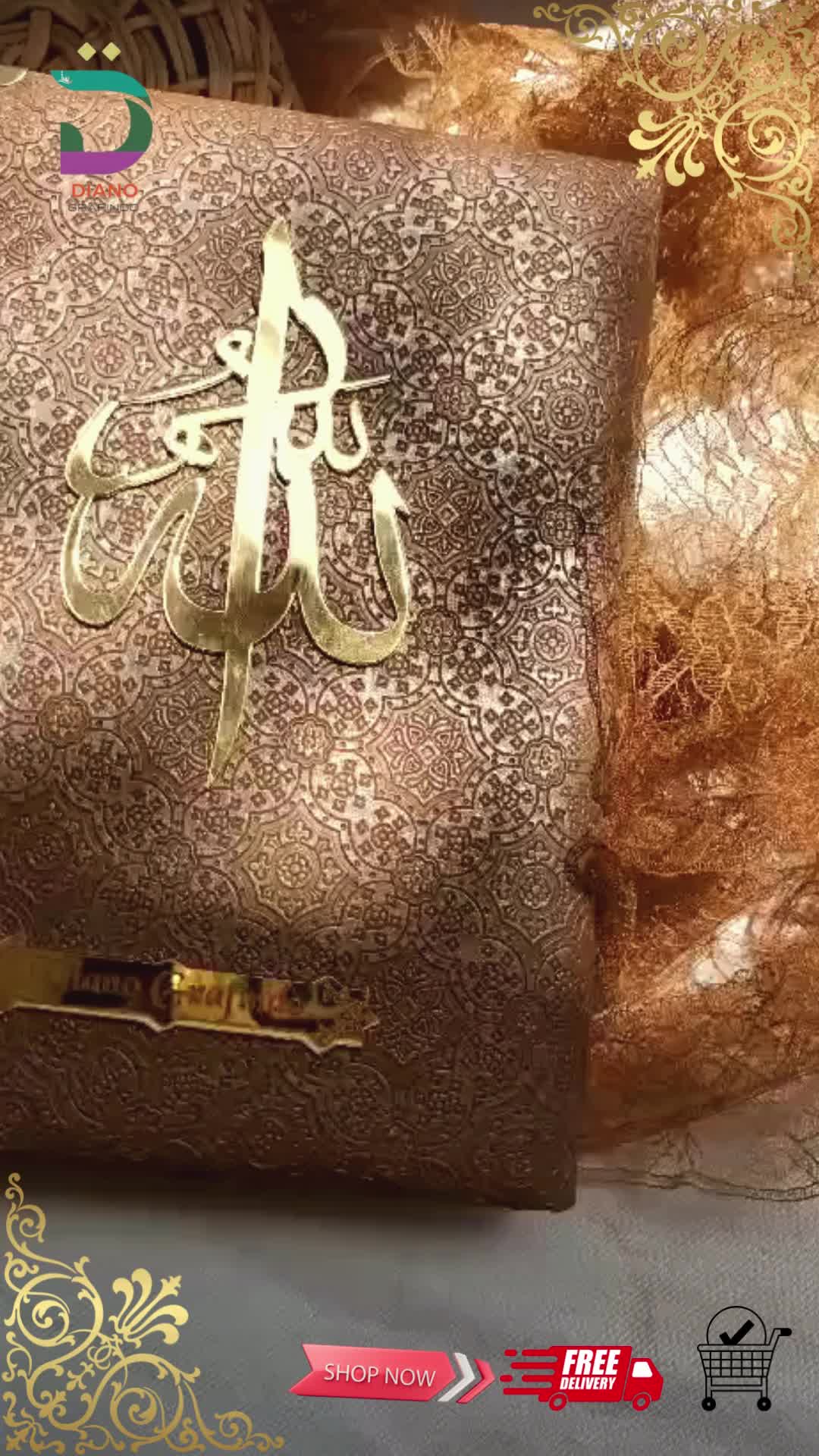 (CUSTOM NAMA) AL-QUR'AN A5 DE OSAKA SPON SERIES + FREE TASBIH KRISTAL PREMIUM