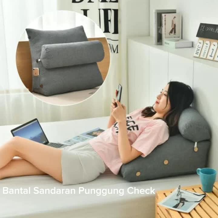 Bantal Sandaran Punggung Free Guling Bantal Santai