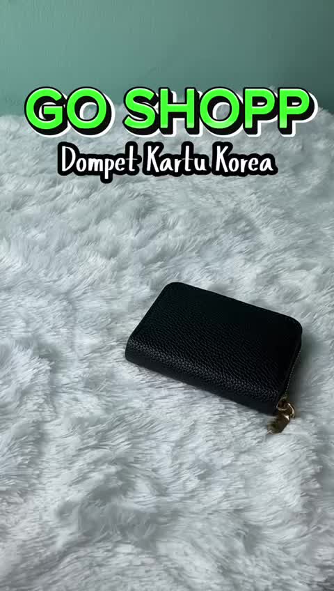 Dompet Kartu Pria Wanita Viral Kulit PU Fashion Korea Style Aesthetic Terbaru - Card Holder Kekinian PD15