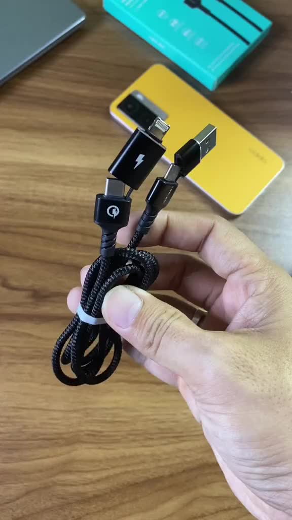 LOG ON OTG KABEL 2 IN 1  TYPE C DAN MICRO TO USB A LO-OT11 Device