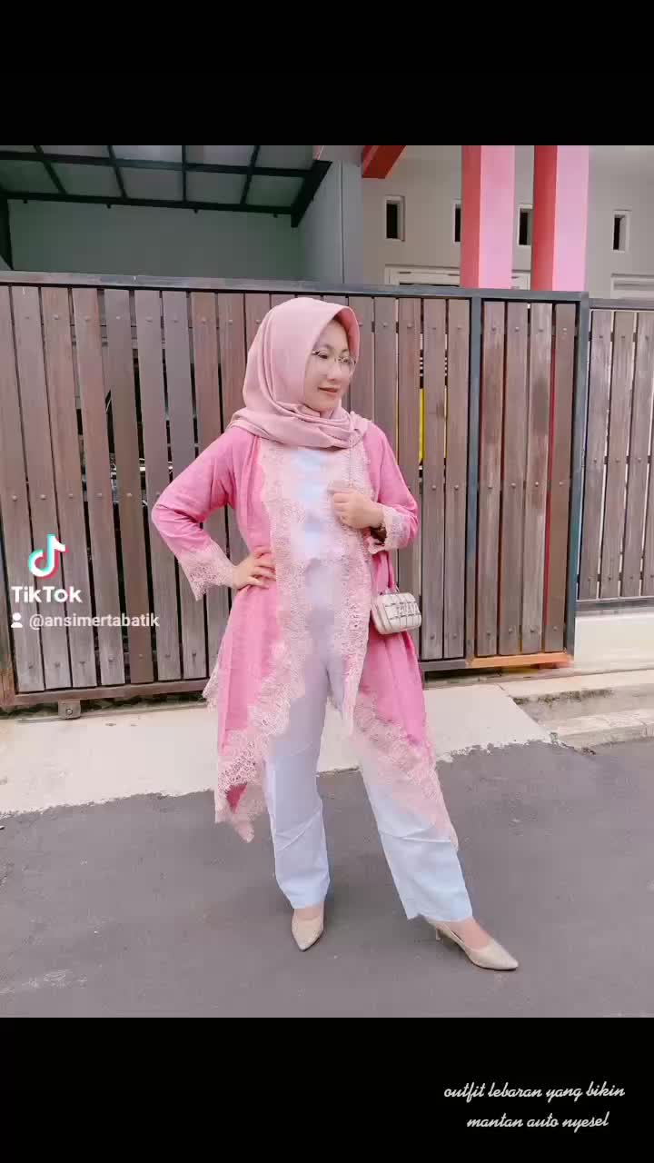 outer dobby viscose lace polos    Atasan   /  outer baju kondangan Wanita  Oversize Kardigan Dewasa
