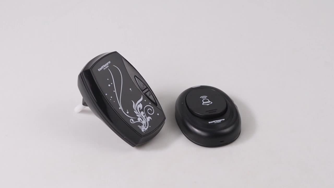 Taffware Bell Bel Pintu Rumah Wireless Waterproof dengan colokan Standar Indoor