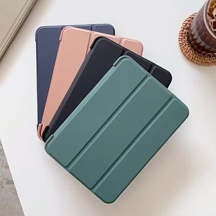 S4MSUNG TAB A9 8.7"/A9+ 11" 2023 TRI FOLD FLIP SILIKON CASE SMART CASING AUTO WAKE WARNA MACARON STANDING CASE