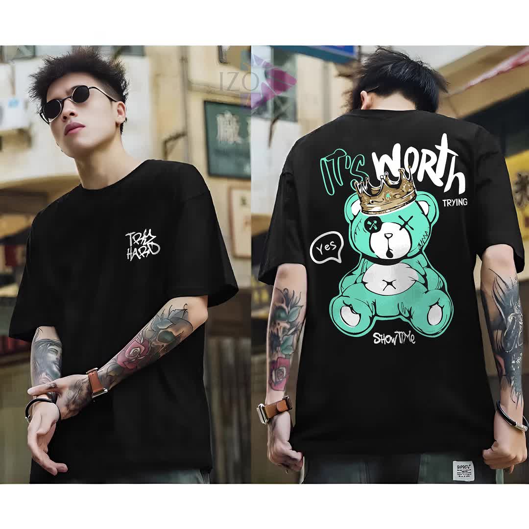 Baju Kaos Distro Terbaru Tshirt Stay Humble Warna Hitam Putih Katun Lengan Pendek Motif Sablon Bergambar Simpel Keren Cod
