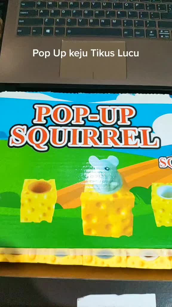 Mainan Squishy Mouse Squisi Tikus Keju Karet Silikon / Mainan Pencet Pop up It Lucu Murah Penghilang Stress Toys