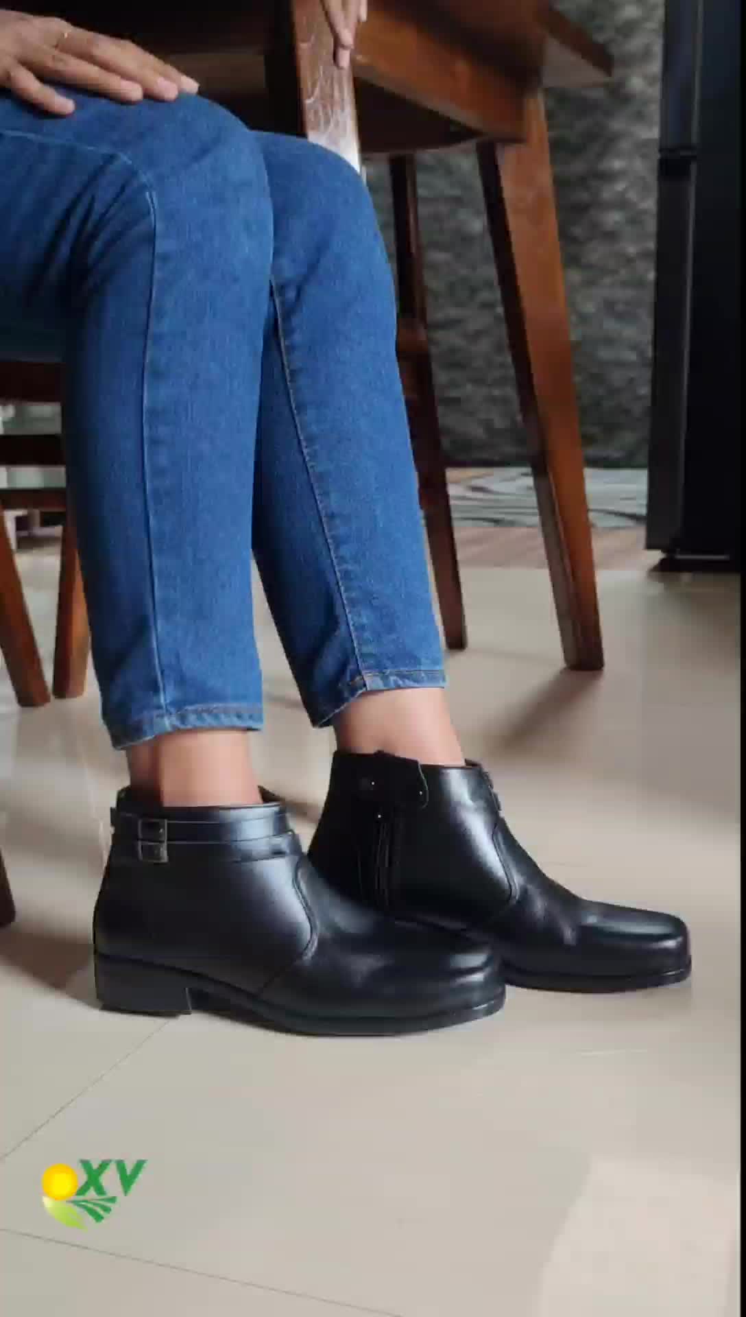 XAVIERE MAGNUM FLATBOOT KULIT SAPI Square Toe