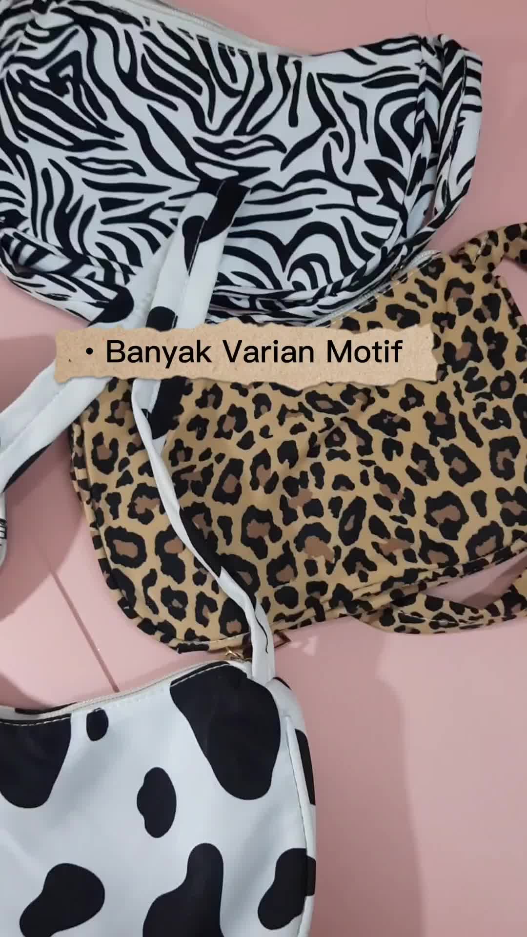 TAS SELEMPANG Animal Shoulder Bag SAPI ZEBRA LEOPARD Bernice Hobo Tas Bahu Bulu Korea WANITA ANIMALS FLUFFY FUR BAG SHOULDER BAG HAND BAG SLING BAG KOREA VINTAGE BAHAN BULU BLUDRU Slingbag