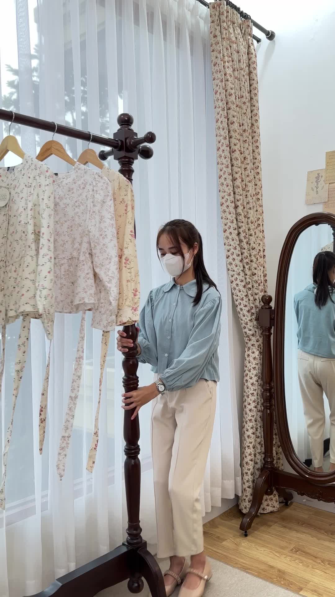 KHLOE BLOUSE - MADEBYHARA Baju Atasan Wanita Katun