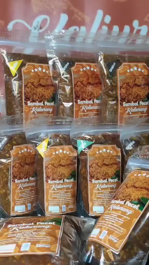 1KG BUNDLING HEMAT (2x500g)_Sambal Pecel Kaliurang 500g dapat 2pcs Bumbu Pecel Berkualitas dengan Resep Turun Temurun - Bahan, Pedas, Saus, Saos, pouch vacum