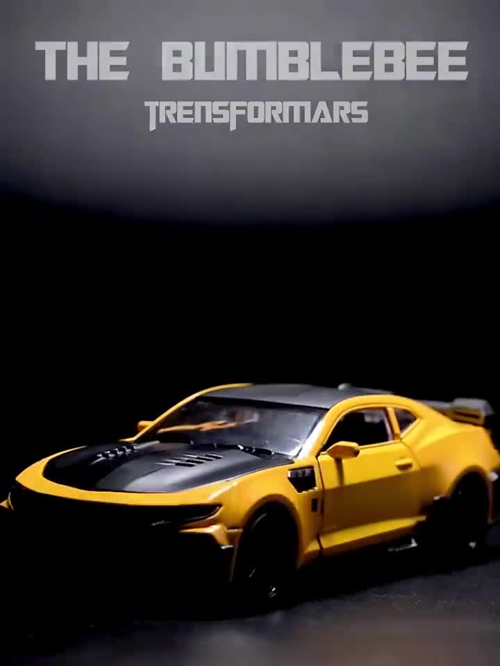 TWH Toy 1:32  Diecast Mobil Miniauto Chevrolet Camaro Transformer 15cm Sound Light Die Cast Die-Cast Miniatur Kado Toys