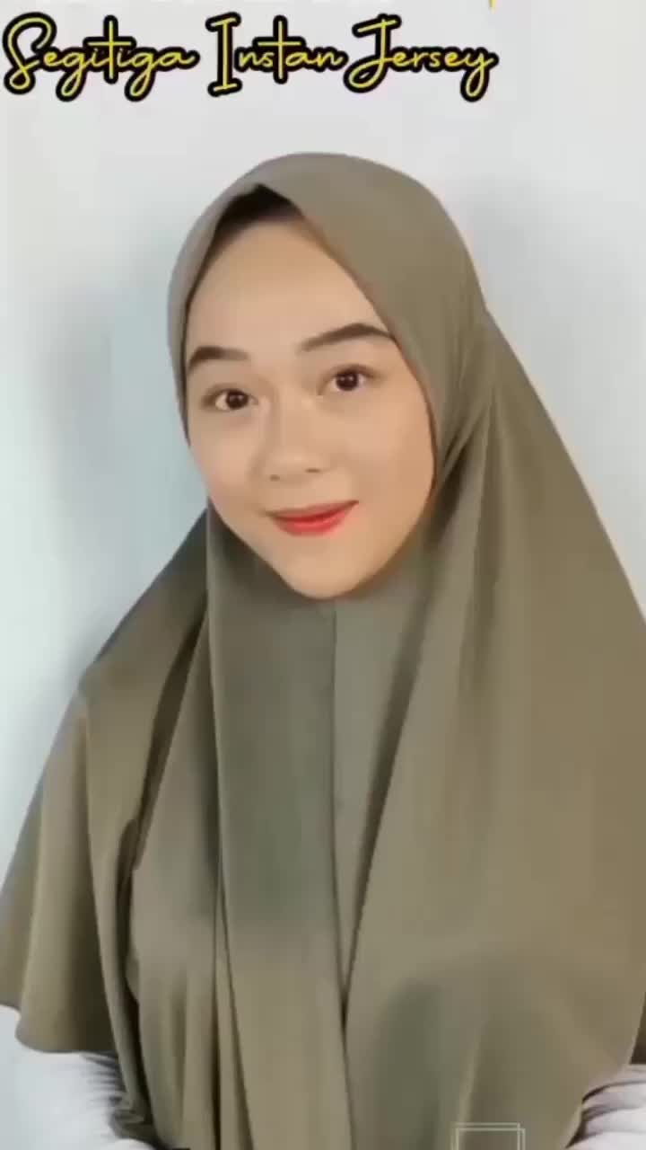 Segitiga Instan Jersey Soft Pad Simple Premium | Hijab Segitiga Instan Jersey