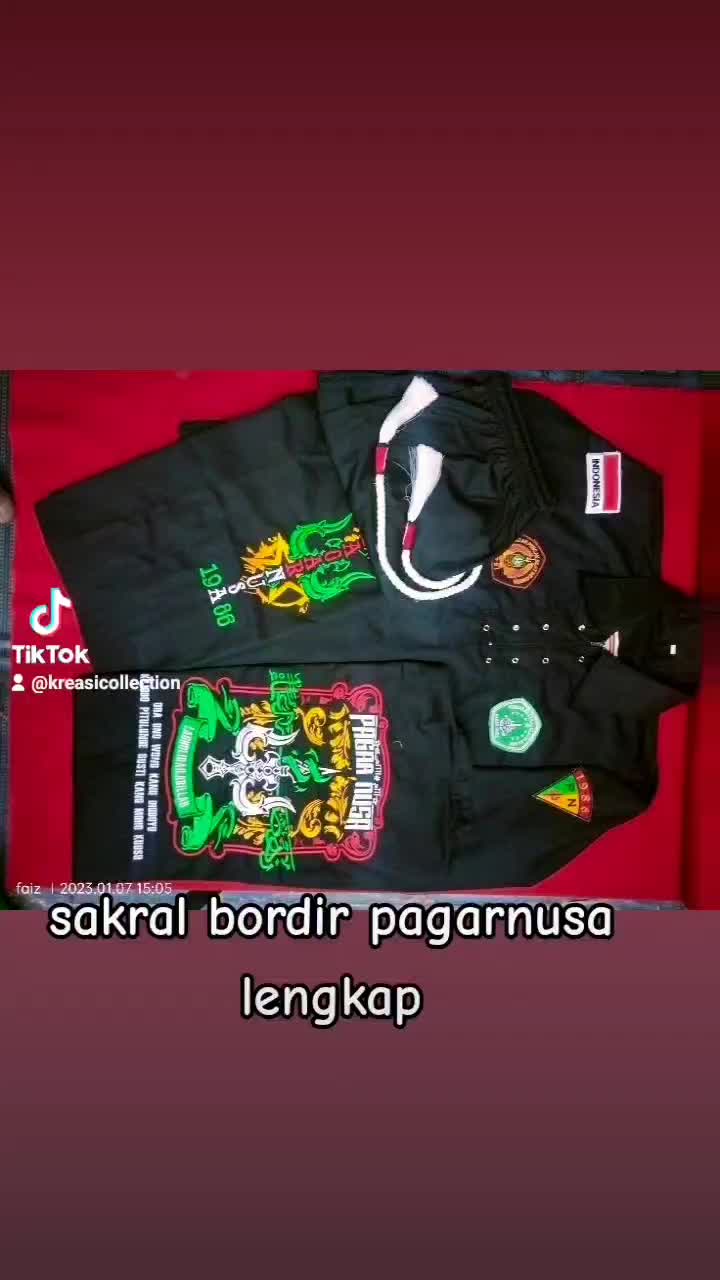 Seragam pagar nusa bordir