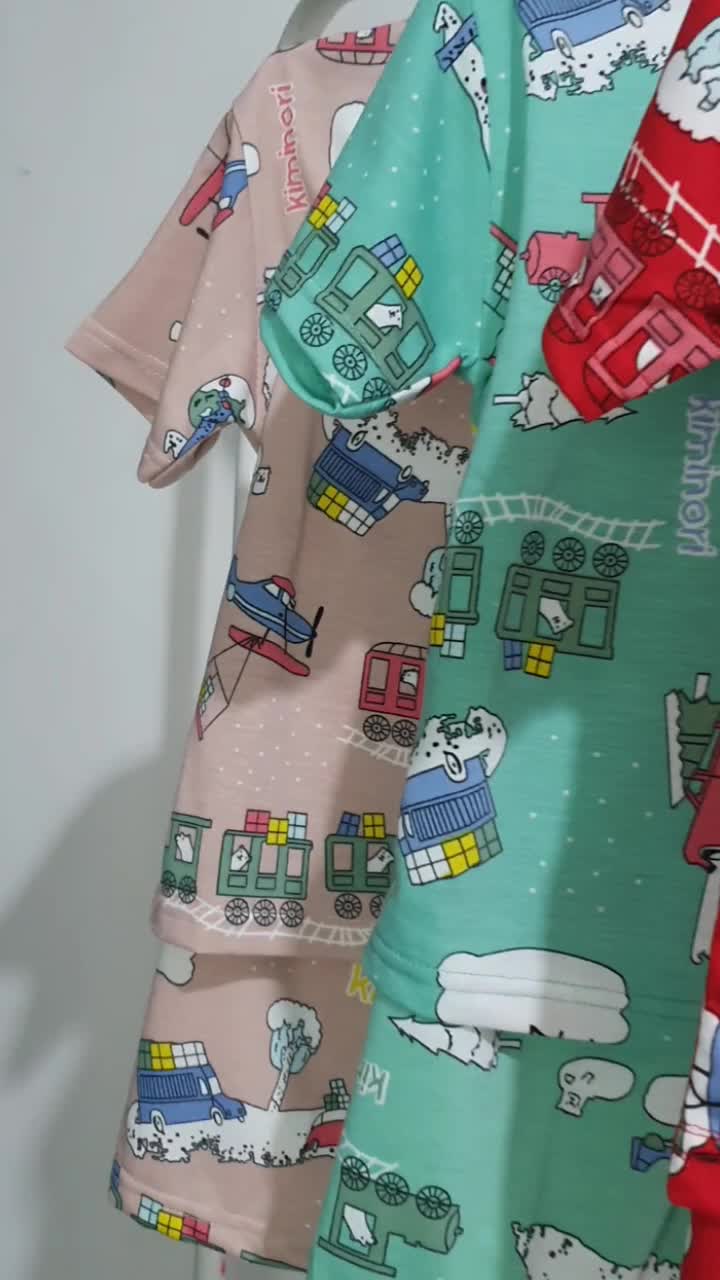 Kiminori GIAN.ST Setelan Baju Anak Laki Laki Lengan Pendek Celana