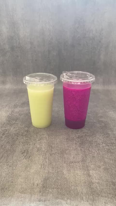 Gelas Plastik PP RJM 18 Oz 22 Oz 7gr 8gr + Strawless Lid RJM IMP @50 Pcs Plastic