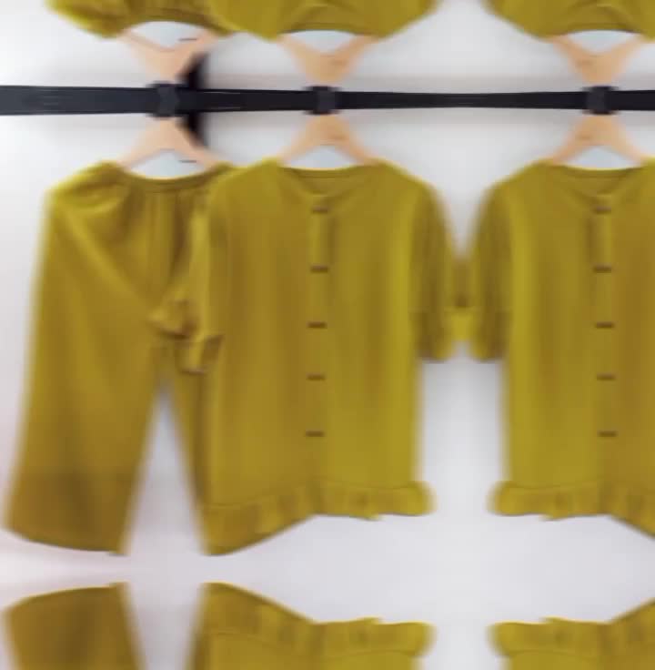 SETELAN WANITA OLLA ONE SET KRINGKEL KEKINIAN Baju Celana Crinkle Airflow Nyaman Kancing Dewasa