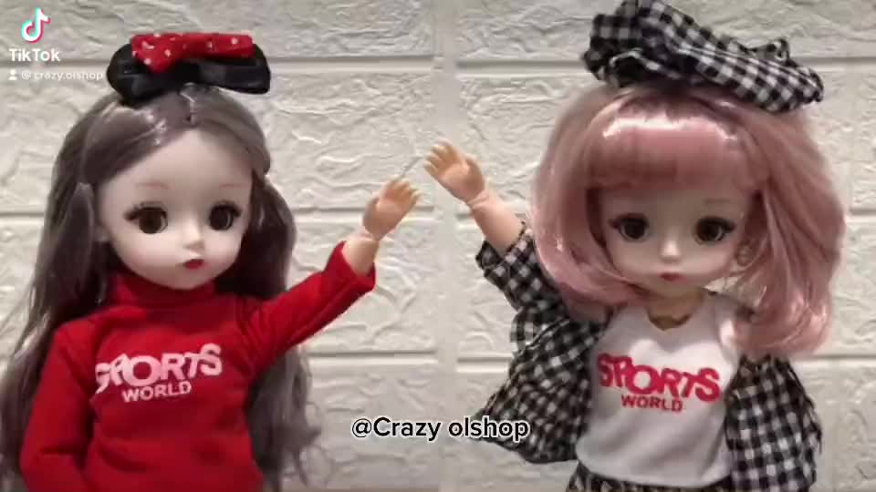 Seri GJS Mainan anak perempuan Boneka BJD Doll Cute DIY Girls Gift Princess Dress