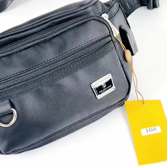 POLO DANNY Tas Selempang Pria Wanita Waistbag Slingbag Multi Fungsi