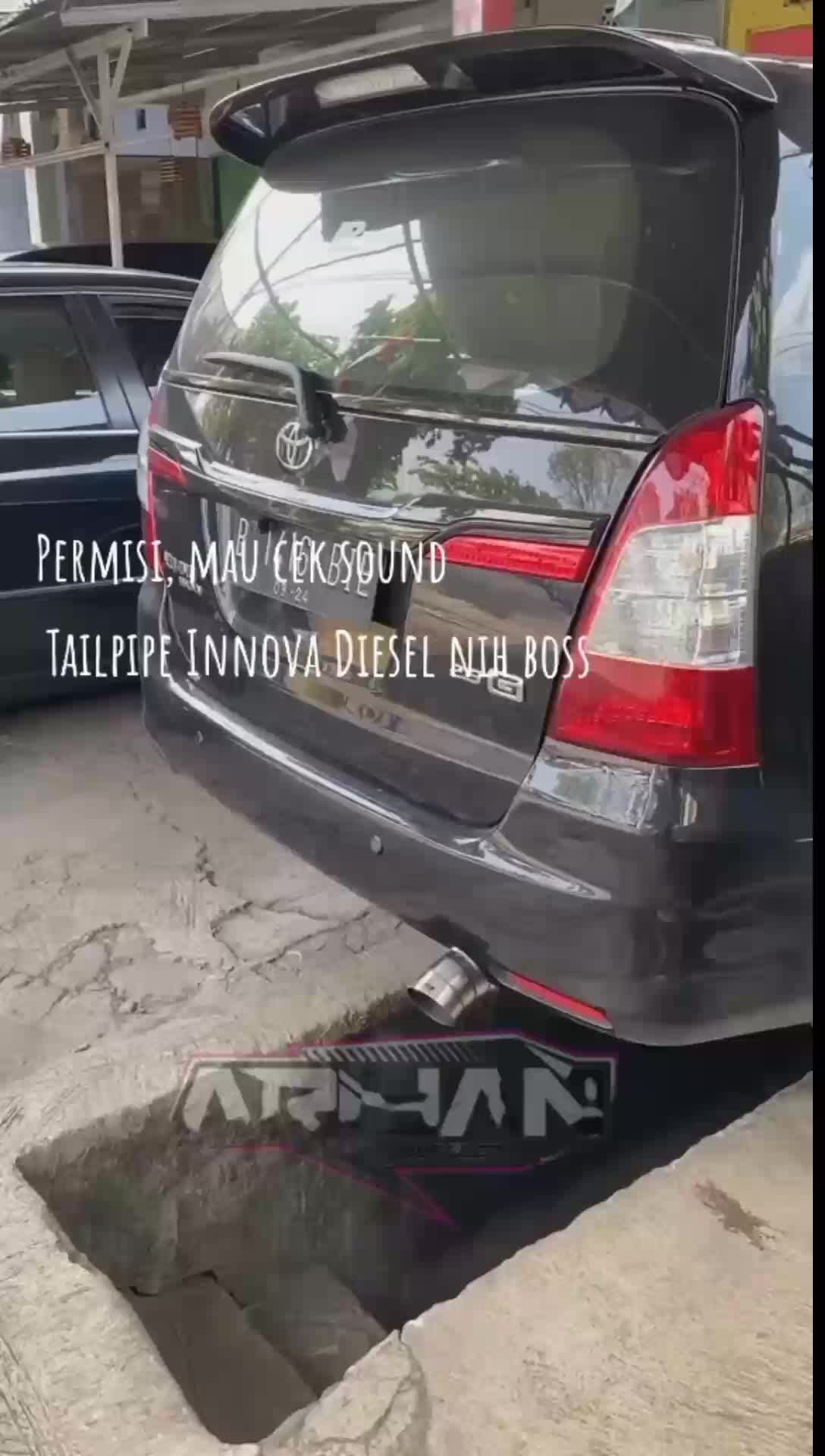 Tailpipe Knalpot Racing Bolt On Innova 2Kd Fortuner Vnt Vrz Reborn